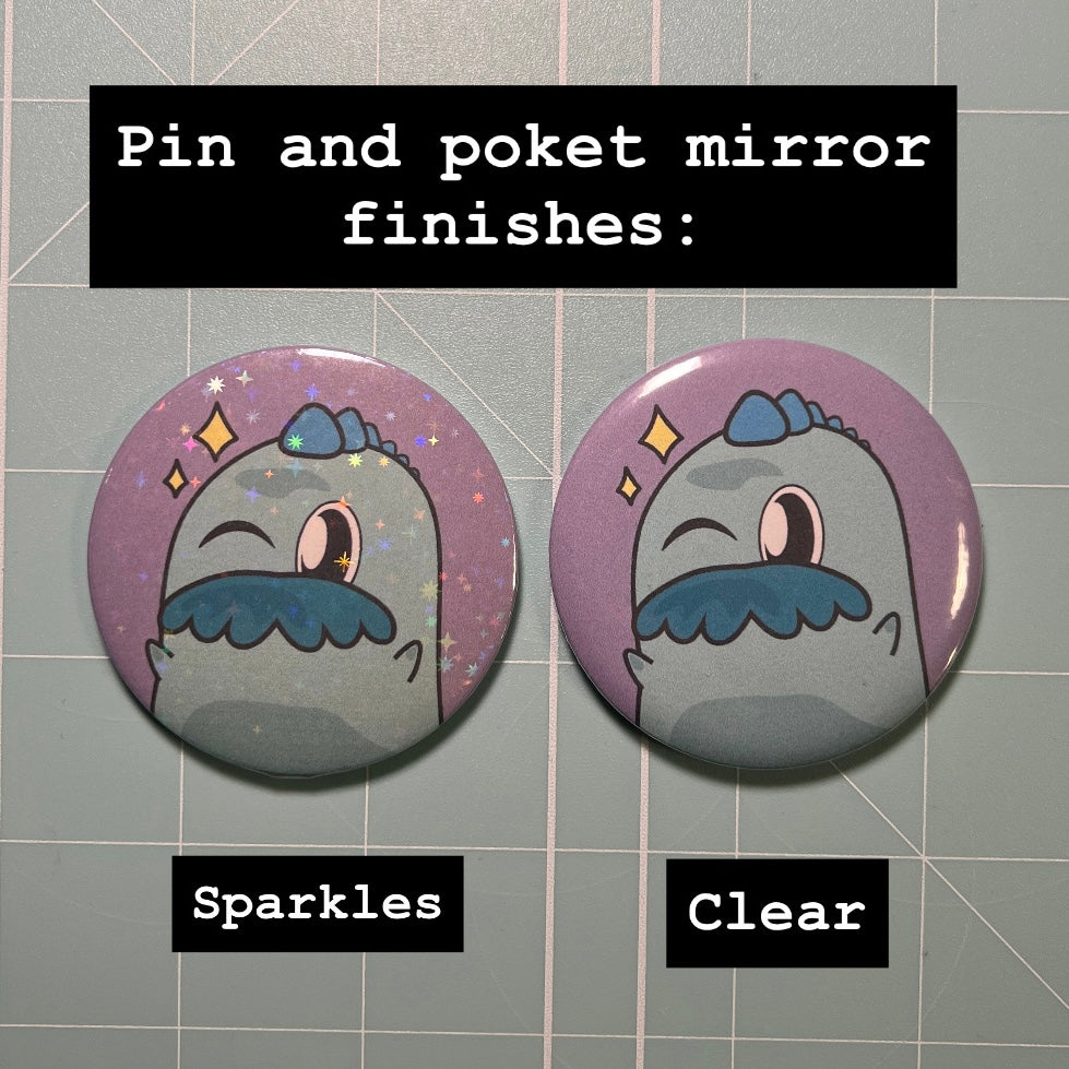 Live Authentically Pocket Mirror