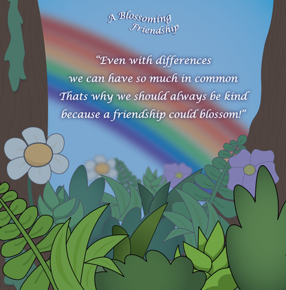 A Blossoming Friendship // An Inspiring rhyming picture book